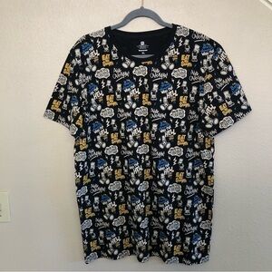 The Simpsons Twentieth Century Fox Film Matt Groening Allover Graphic T-Shirt XL